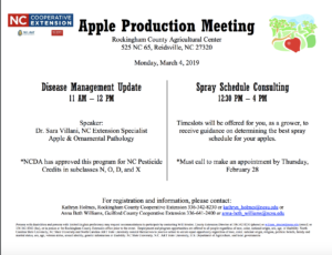 Cover photo for Apple Disease Update Meeting