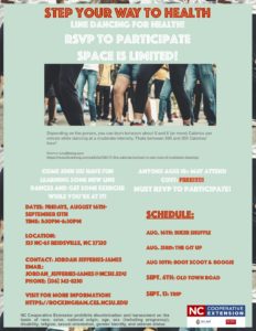 Line Dancing Event Flyer