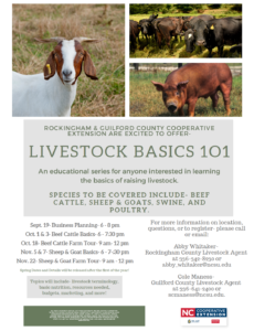 Cover photo for Livestock Basics 101- Program Series
