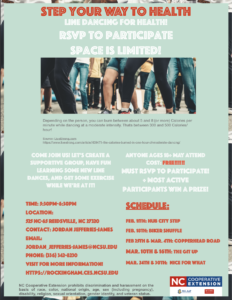 Steps To Health Program Flyer