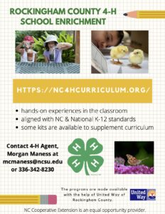 Cover photo for Rockingham County 4-H School Enrichment